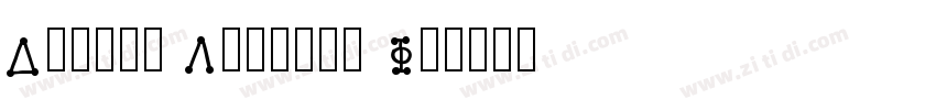 Dotted Letters Fr字体转换